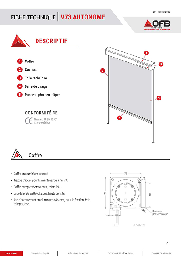 Verticoffre 73 Autonome
